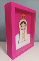 Quadro 3D papelaria personalizada - Foto 3