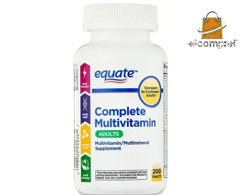 Complete Multivitamin Equate Adults C/200 Tablets Eua Frete Grátis