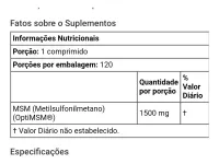 Doctor Best Msm Optimsm 1.500mg 120tbt Enxofre Eua Frete Grátis - Foto 3