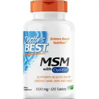 Doctor Best Msm Optimsm 1.500mg 120tbt Enxofre Eua Frete Grátis - Foto 4