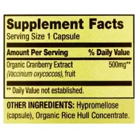 Cranberry Extract 500 Mg Spring Valley 60 Cápsulas Eua - Foto 3