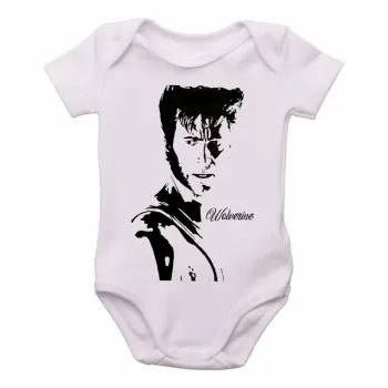Body Bebê Infantil Perfil Logan Wolverine x men marvel - Foto 2