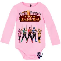 Body Bebê Infantil power rangers super samurai herois - Foto 4