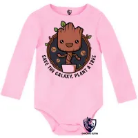 Body Bebê Infantil Salve galáxia plante um groot árvore - Foto 4