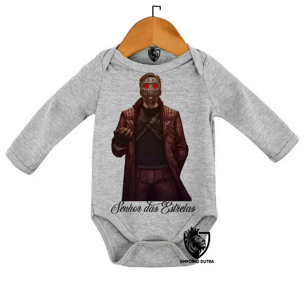 Body Bebê Infantil Senhor das Estrelas peter quill hero marvel Imagem