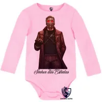 Body Bebê Infantil Senhor das Estrelas peter quill hero marvel - Foto 4