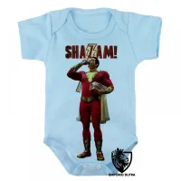 Body Bebê Infantil Shazam liga justiça - Foto 2