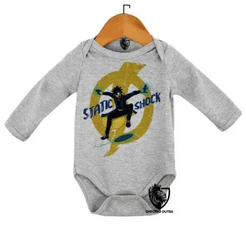 Body Bebê Infantil super shock choque static desenho