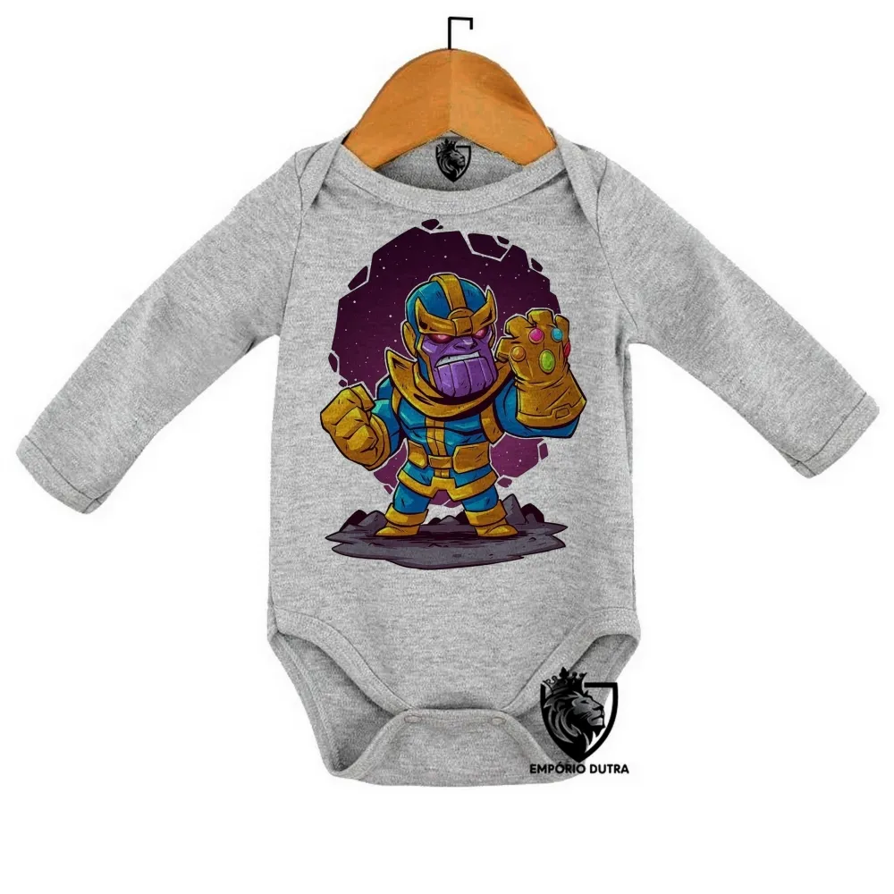 Body Bebê Infantil thanos geek vingadores avengers vilão
