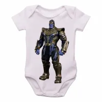 Body Bebê Infantil thanos marvel vingadores avengers - Foto 2