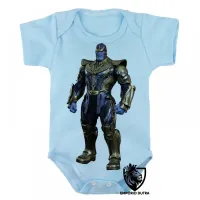 Body Bebê Infantil thanos marvel vingadores avengers - Foto 3