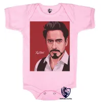 Body Bebê Infantil Tony Stark homem ferro - Foto 3