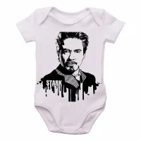 Body Bebê Infantil Tony Stark Vingadores avengers marvel foto - Foto 2