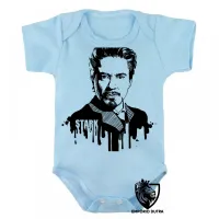 Body Bebê Infantil Tony Stark Vingadores avengers marvel foto - Foto 3