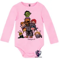 Body Bebê Infantil Vingadores crianças avengers herois - Foto 2