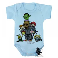 Body Bebê Infantil Vingadores crianças avengers herois - Foto 4