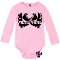 Body Bebê Infantil WAKANDA pantera negra black panther - Foto 4