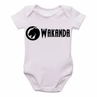 Body Bebê Infantil wakanda pantera negra black panther - Foto 2