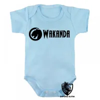 Body Bebê Infantil wakanda pantera negra black panther - Foto 3