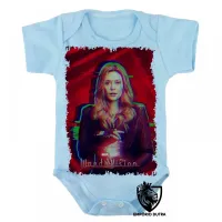 Body Bebê Infantil wanda vingadores Feiticeira Escarlate - Foto 3