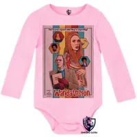 Body Bebê Infantil WandaVision papel Feiticeira Escarlate - Foto 4