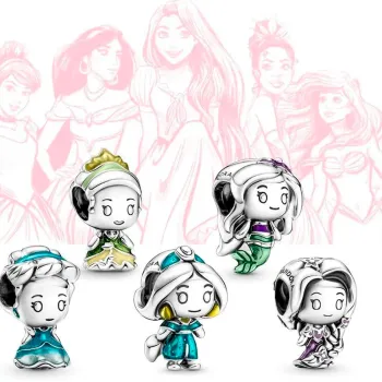 Berloque separador princesas baby –Inspiração Pandora