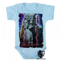 Body Bebê Infantil WandaVision Tv Feiticeira Escarlate - Foto 3