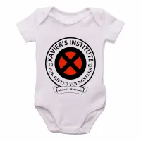Body Bebê Infantil Xavier Institute  x men marvel herois - Foto 2