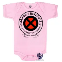 Body Bebê Infantil Xavier Institute  x men marvel herois - Foto 4