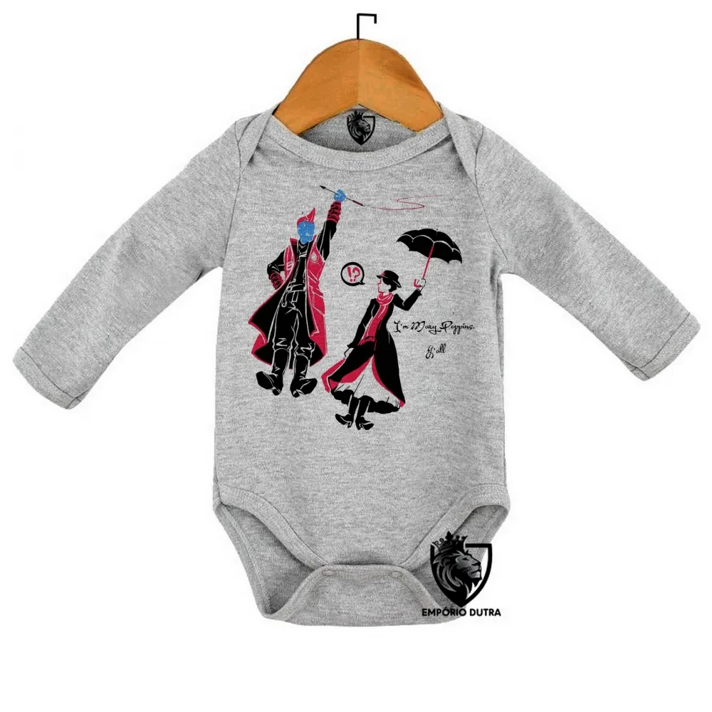 Body Bebê Infantil Yondu Mary poppins guardioes galaxia Imagem
