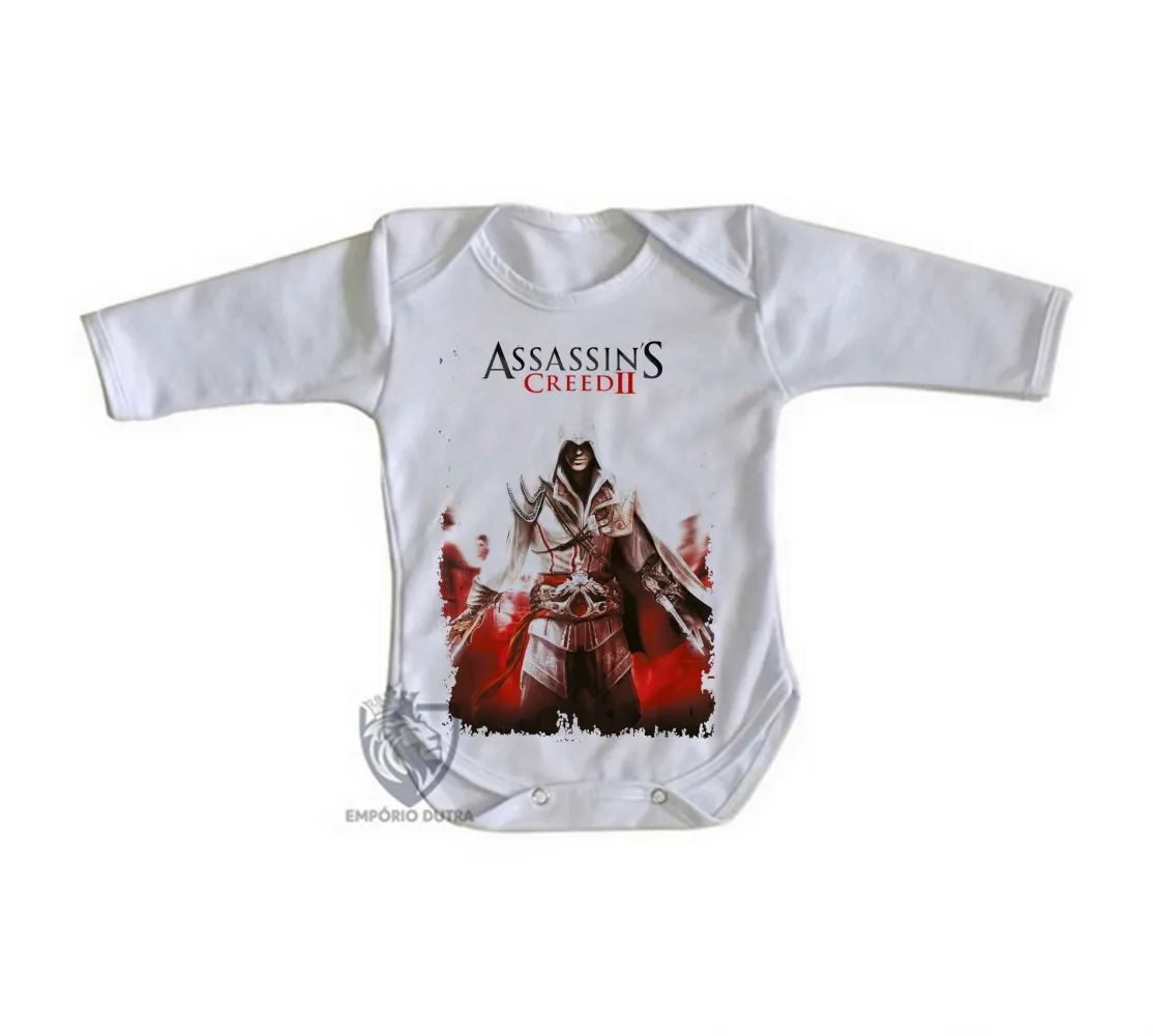 Body Bebê Infantil Assassins Creed 