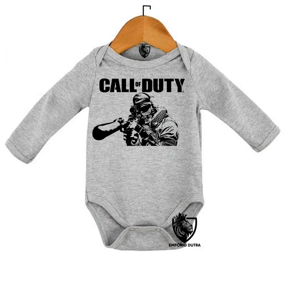 Body Bebê Infantil Call of Duty jogo game