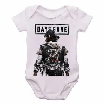 Body Bebê Infantil Days Gone game moto harley - Foto 2