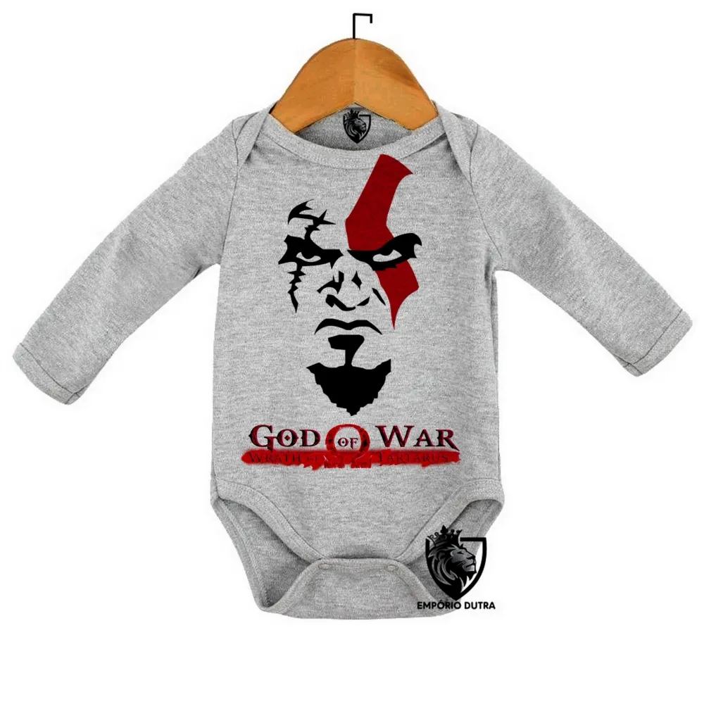 Body Bebê Infantil God of War kratos jogo game