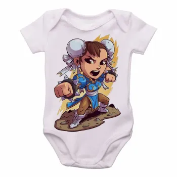 Body Bebê Infantil chun li street figther game - Foto 2