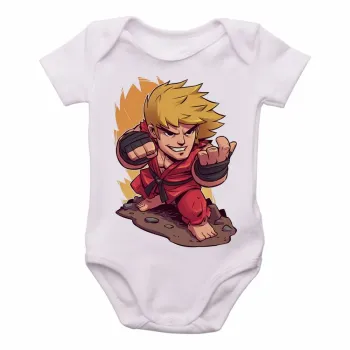 Body Bebê Infantil ken street fighter jogo game - Foto 2