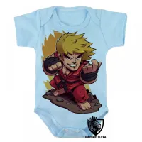 Body Bebê Infantil ken street fighter jogo game - Foto 3