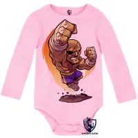 Body Bebê Infantil mini sagat street figther jogo game anos 90 - Foto 4