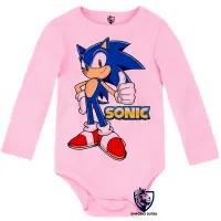 Body Bebê Infantil Sonic Jogo antigo - Foto 4