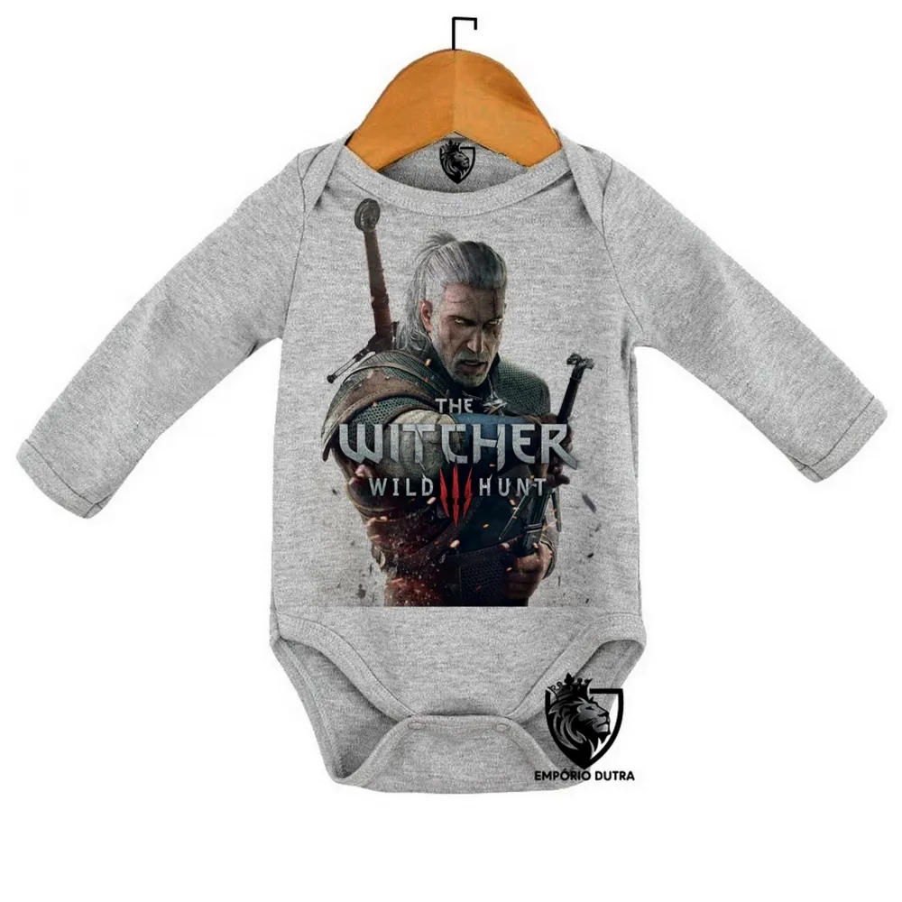 Body Bebê Infantil The Witcher wild hunt jogo game serie seriado