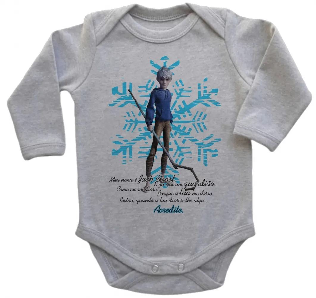 Body Bebê Infantil A Origem dos Guardiões Jack Frost