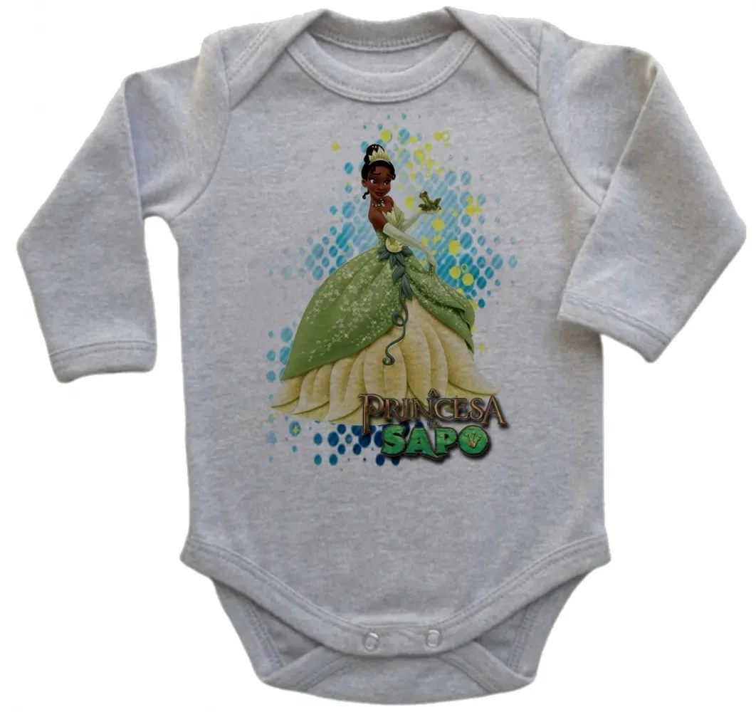 Body Bebê Infantil A Princesa e o Sapo