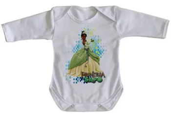 Body Bebê Infantil A Princesa e o Sapo - Foto 2