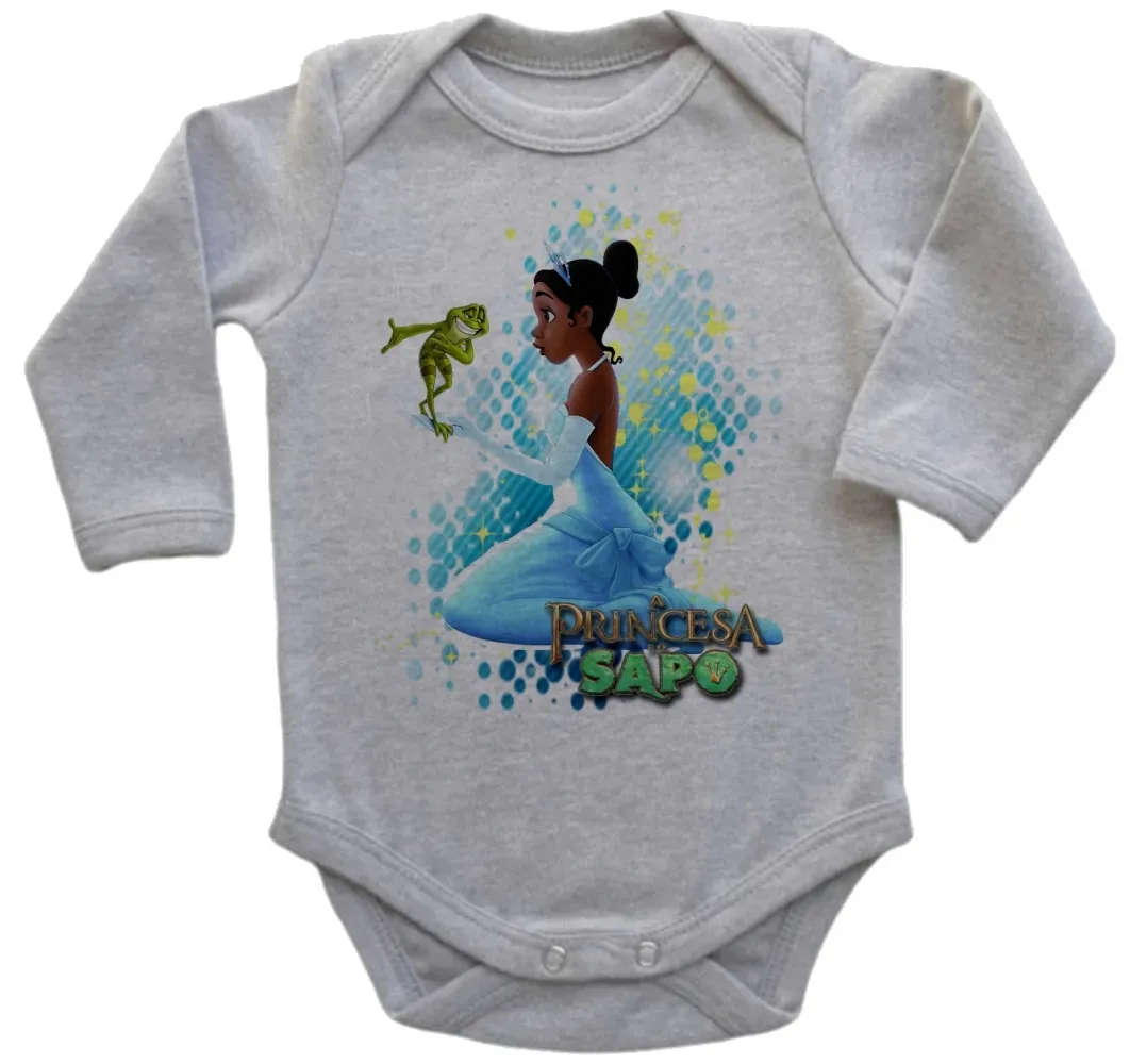 Body Bebê Infantil A princesa e o Sapo vestido