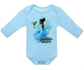 Body Bebê Infantil A princesa e o Sapo vestido - Foto 2