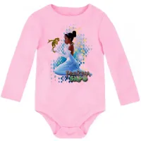 Body Bebê Infantil A princesa e o Sapo vestido - Foto 4