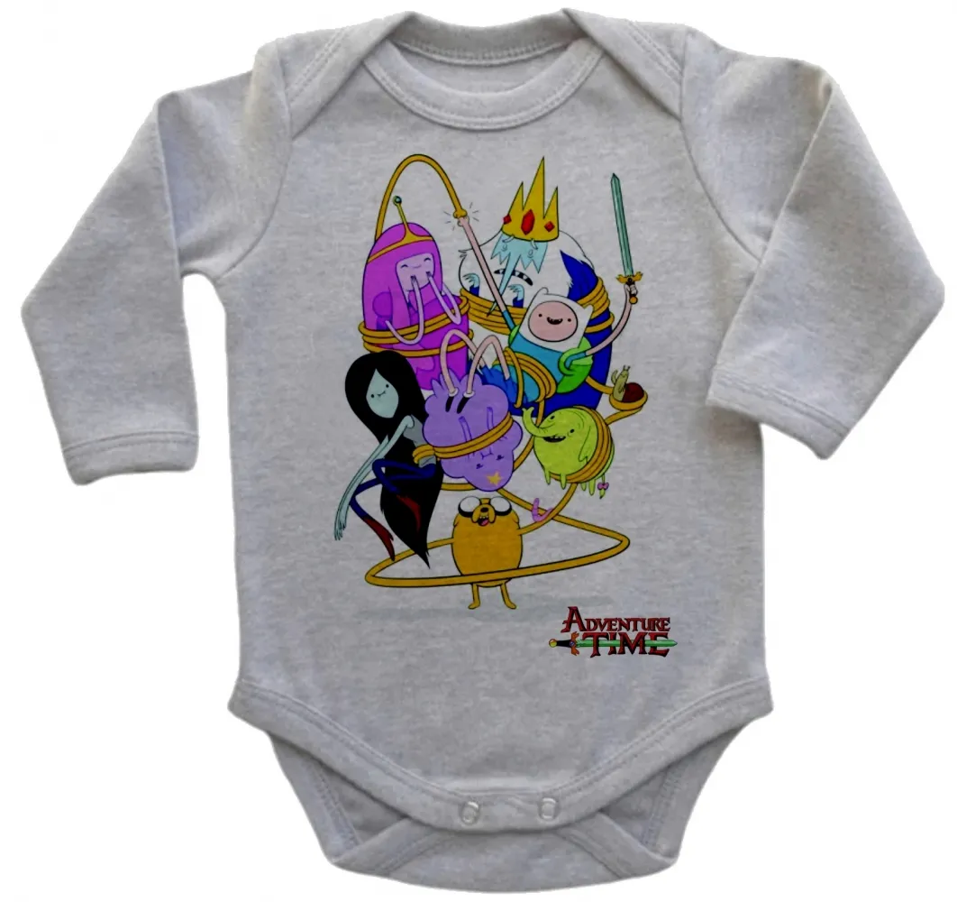Body Bebê Infantil Hora da Aventura personagens serie