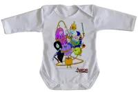 Body Bebê Infantil Hora da Aventura personagens serie - Foto 4