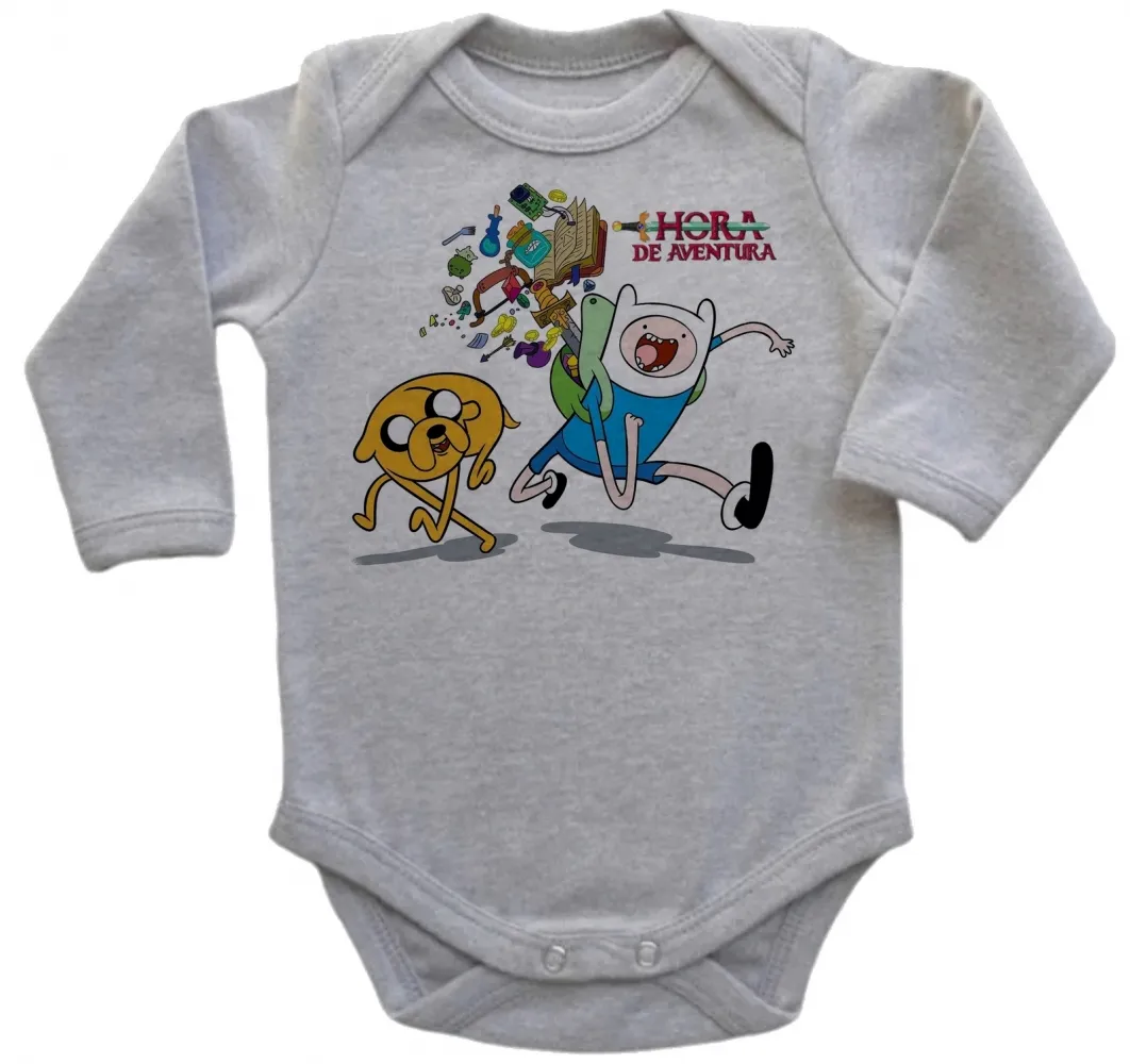 Body Bebê Infantil hora de aventura adventure time