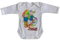 Body Bebê Infantil adventure time finn jake e meninas - Foto 3